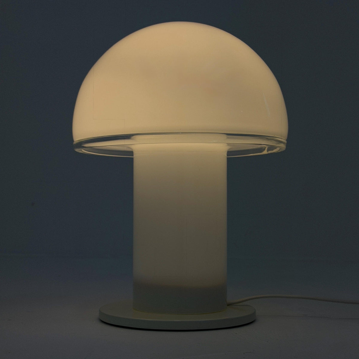 Mid century Artemide Onfale Piccolo Mushroom Table Lamp by Luciano Vistosi, 1990s Italy