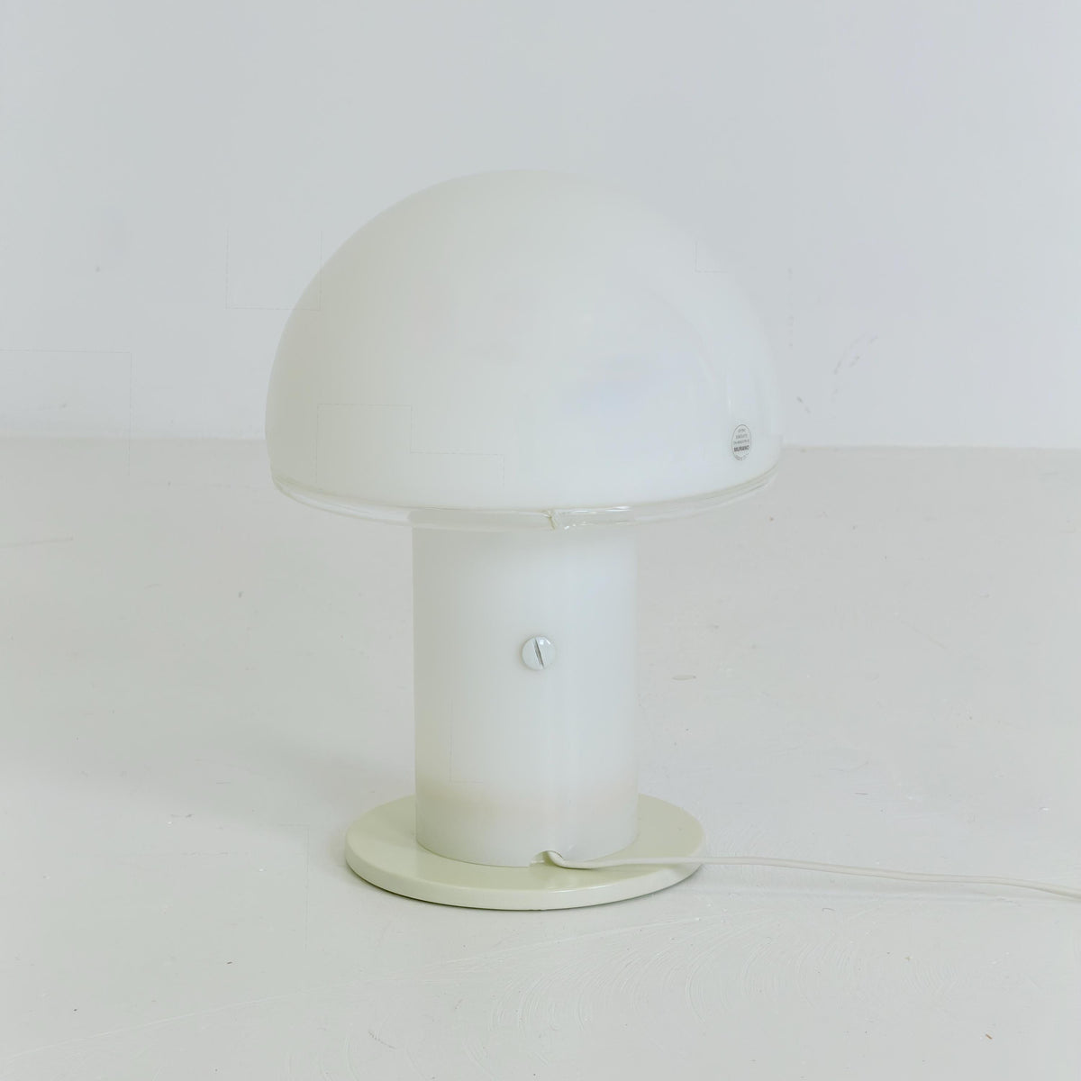 Mid century Artemide Onfale Piccolo Mushroom Table Lamp by Luciano Vistosi, 1990s Italy