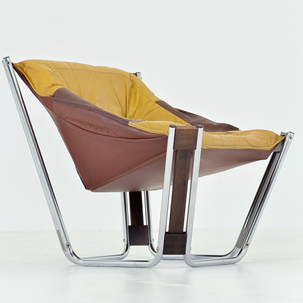 Mid century Sonic Lounge Chair by Odd Knutsen for Hjellegjerde mobler Norway 1970s