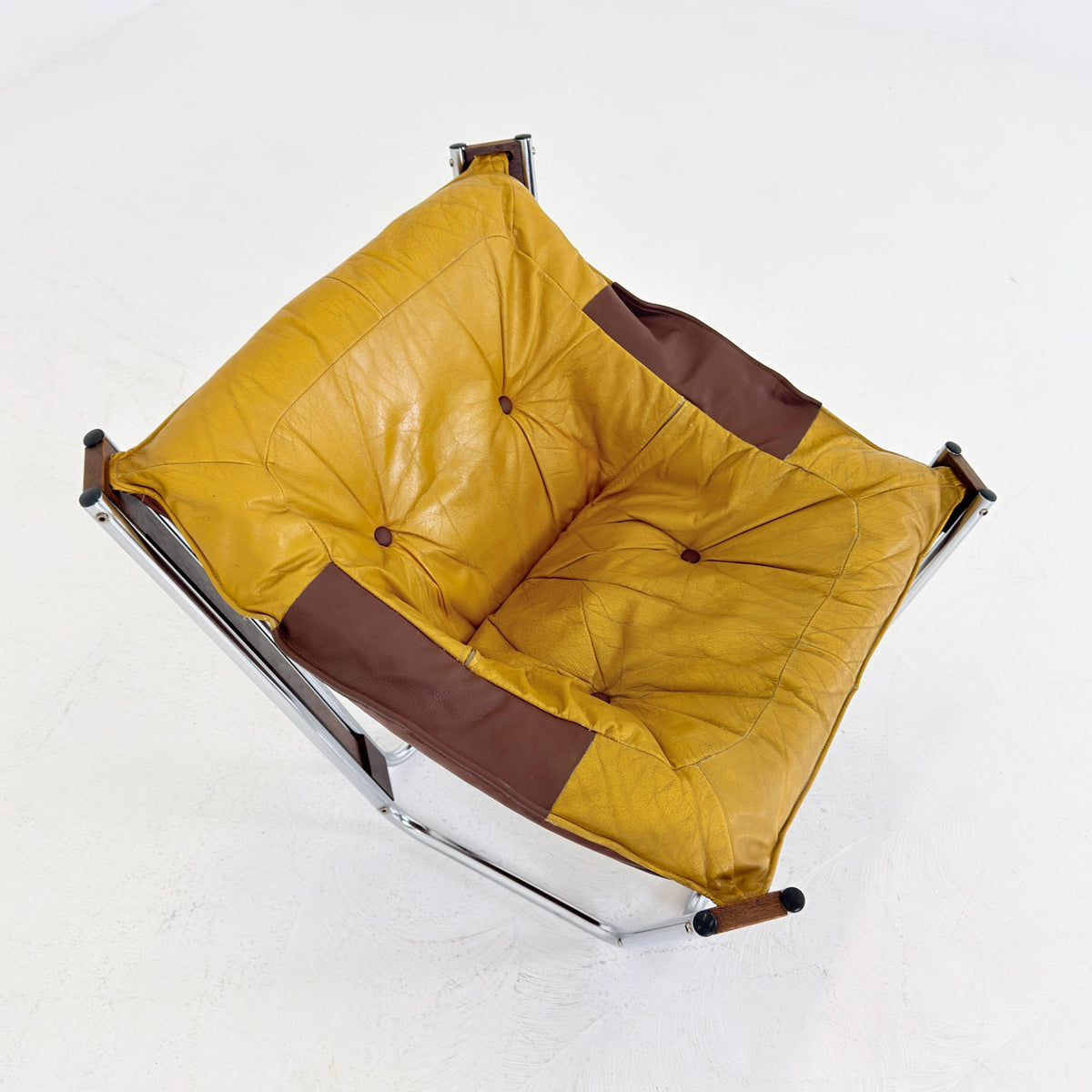 Mid century Sonic Lounge Chair by Odd Knutsen for Hjellegjerde mobler Norway 1970s