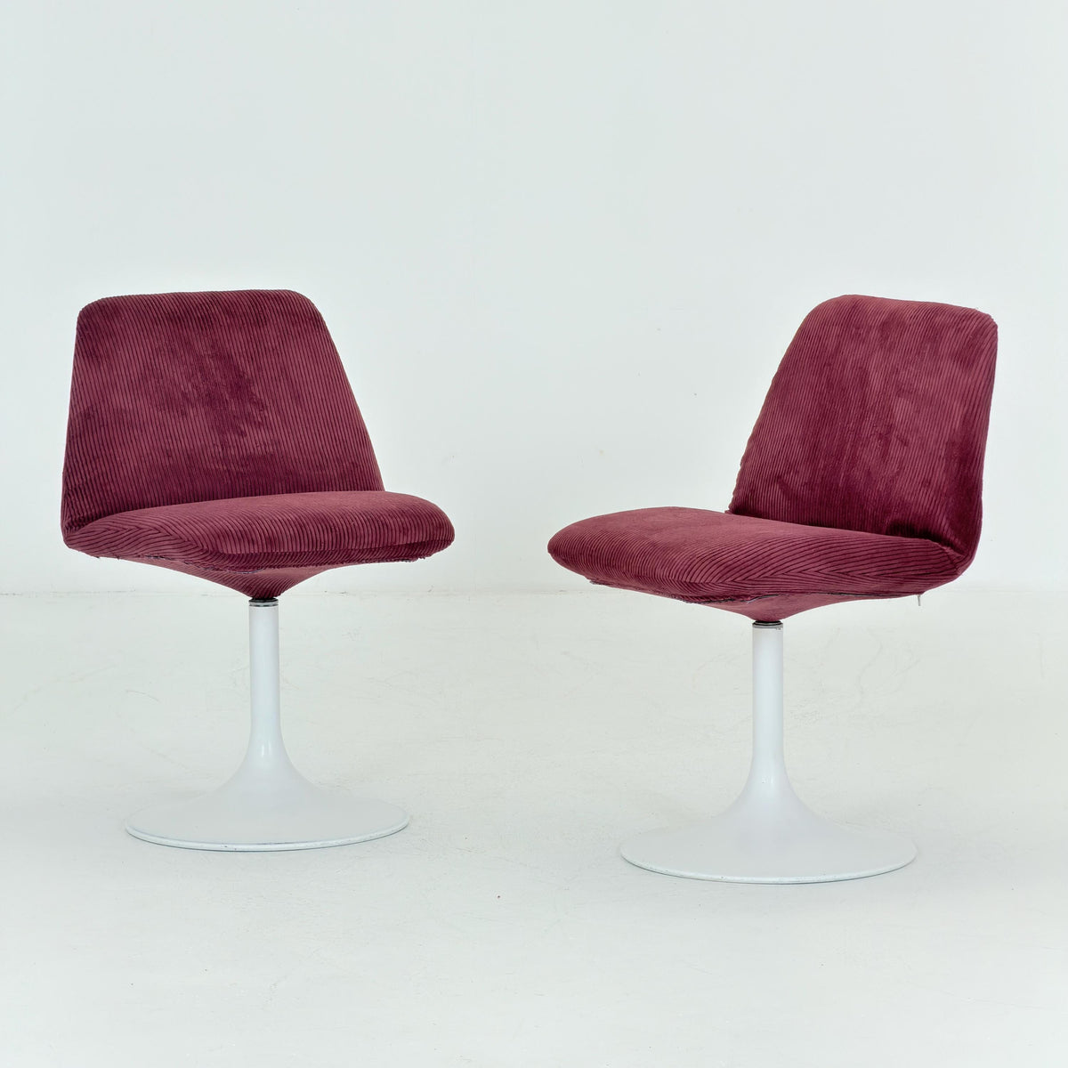 Set of 4 Vintage Vinga Tulip Dining Chairs, Space Age Design, Germany 1970s