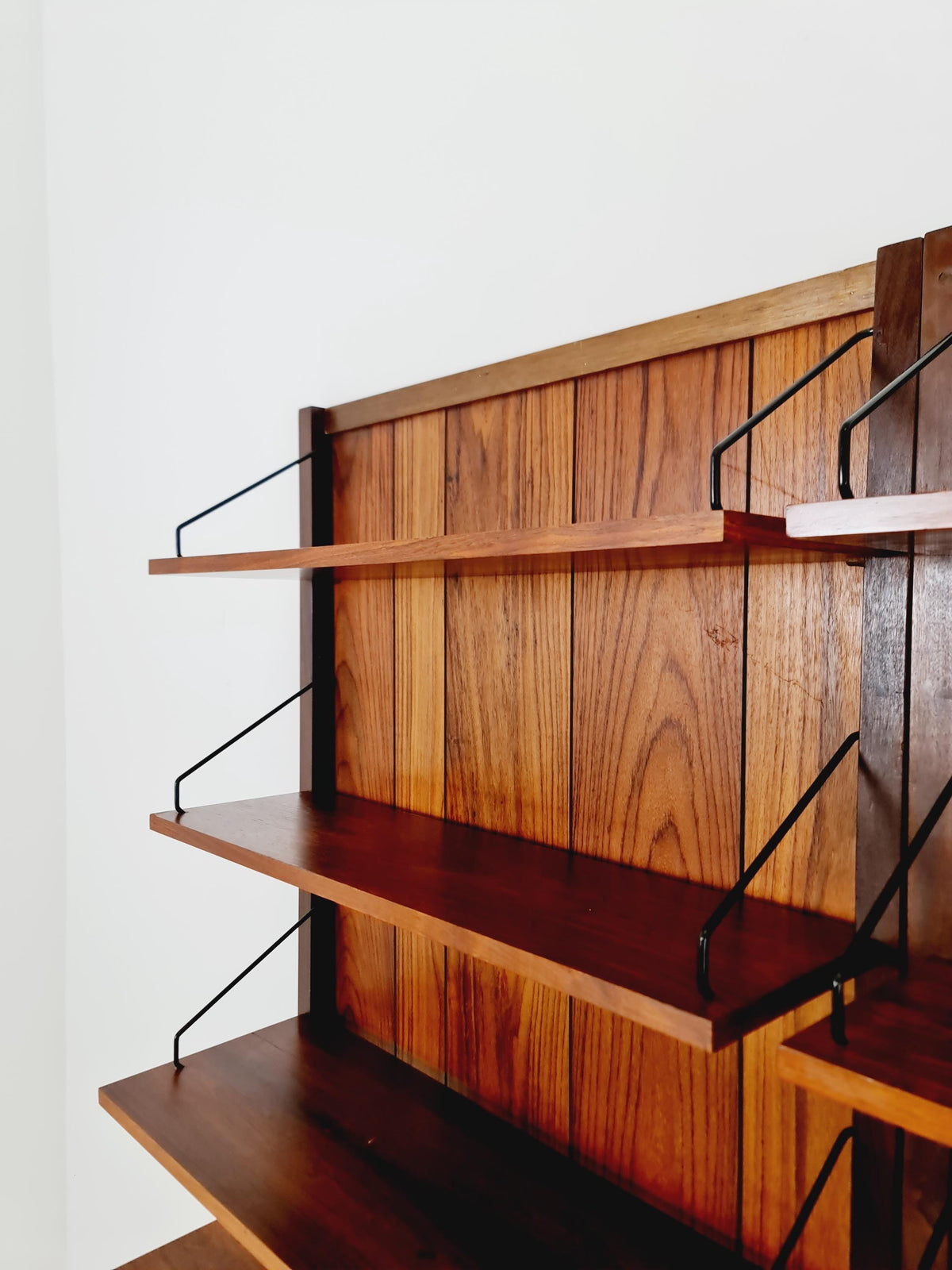 Ultra Rare Poul Cadovius Rosewood Wall Unit / Shelving System (1960s) – Mid-Century Modern Danish Masterpiece