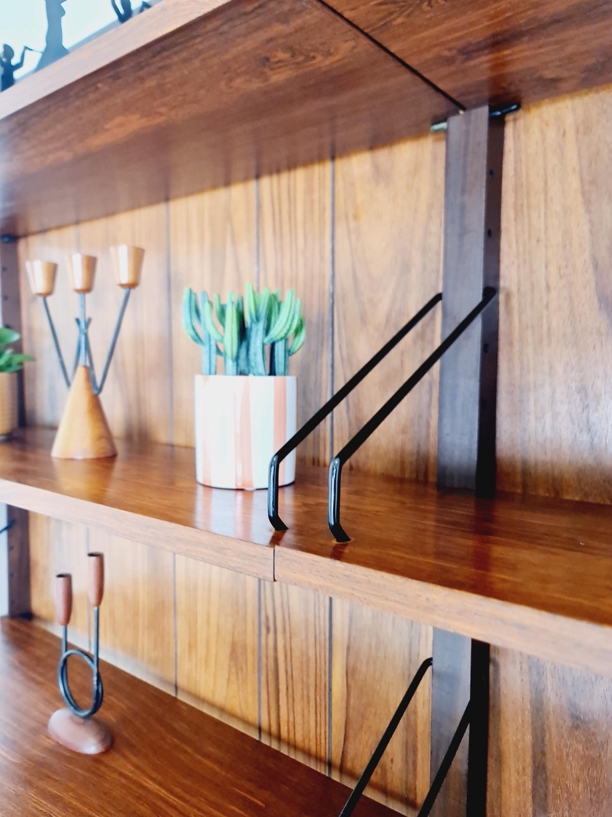 Ultra Rare Poul Cadovius Rosewood Wall Unit / Shelving System (1960s) – Mid-Century Modern Danish Masterpiece
