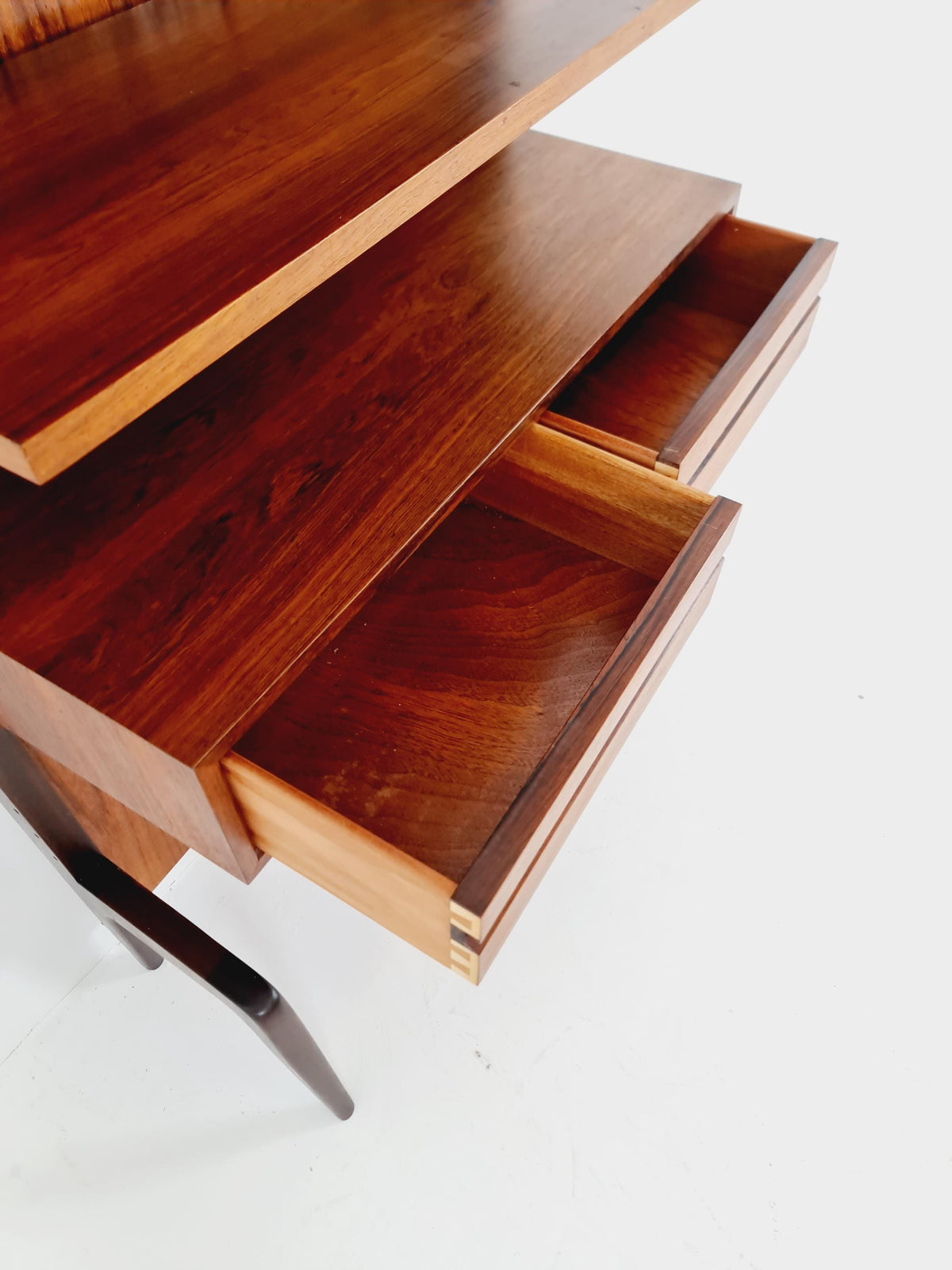 Ultra Rare Poul Cadovius Rosewood Wall Unit / Shelving System (1960s) – Mid-Century Modern Danish Masterpiece