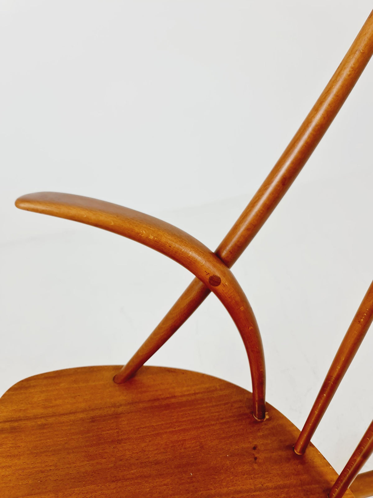Mid century Scandinavian Rocking Chair by Illum Wikkelso For N.Eilersen , 1960s