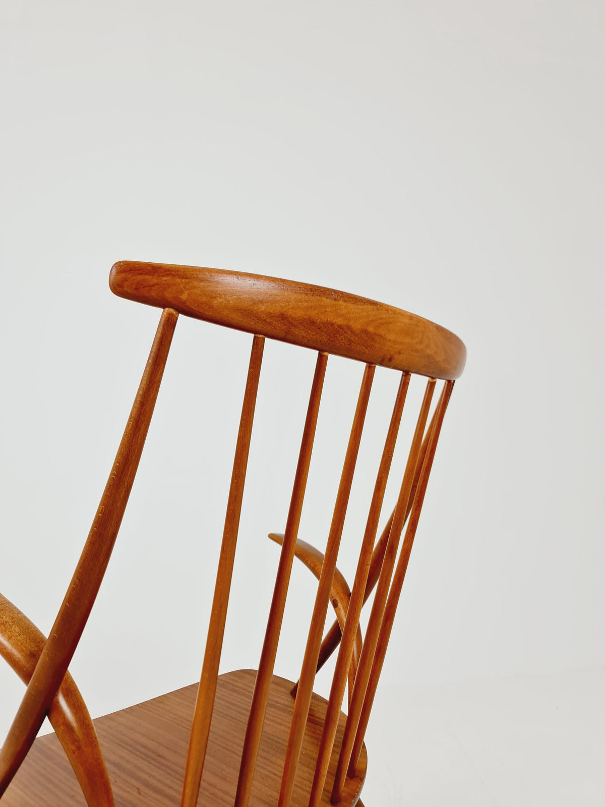 Mid century Scandinavian Rocking Chair by Illum Wikkelso For N.Eilersen , 1960s