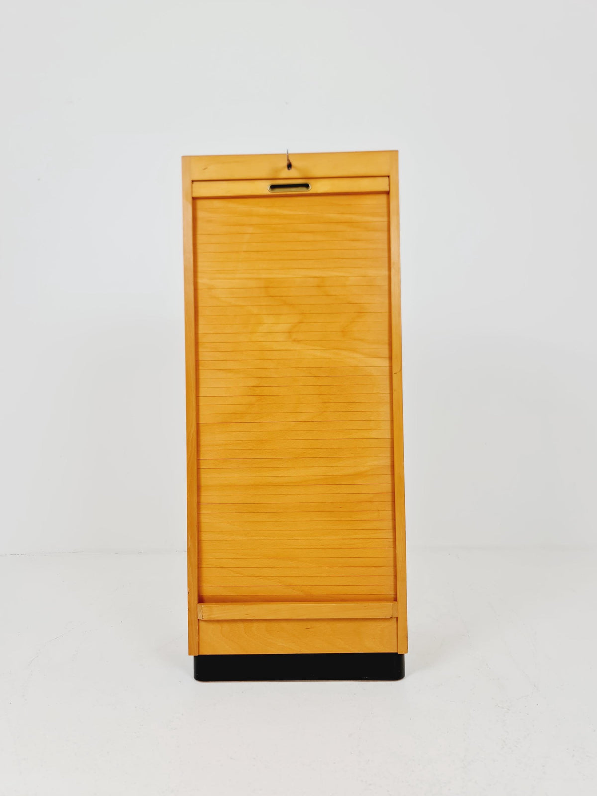 Bauhaus German roll document cabinet in Ash Wood by MW Büro Möbel , 1930s