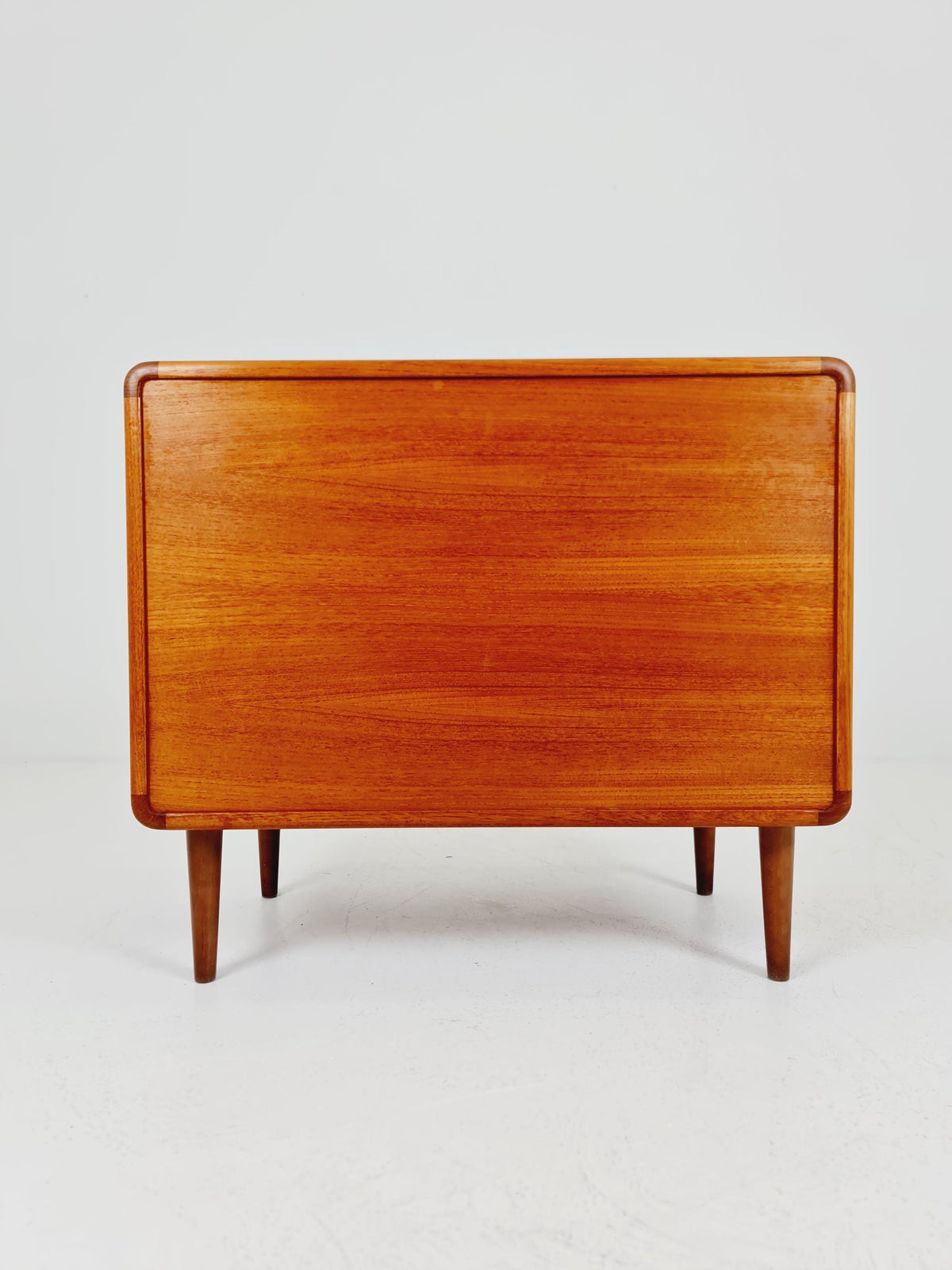 Mid century Solid Danish teak hallway cabinet, Record cabinet By Dyrlund 1960s