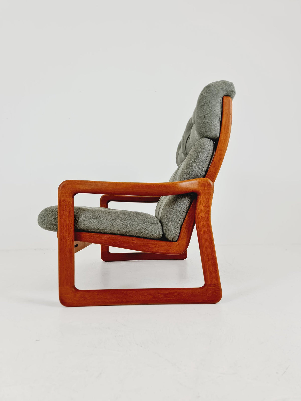 Mid century teak 2-Seater Sofa by EMC Möbelfabrik , 1970s
