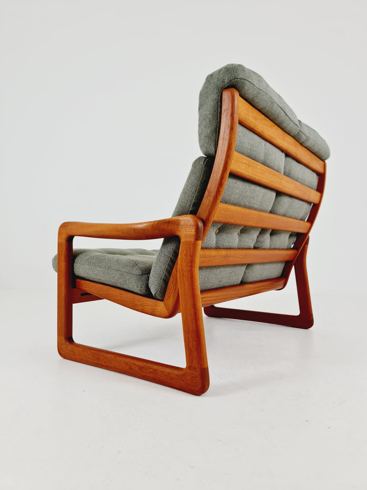 Mid century teak 2-Seater Sofa by EMC Möbelfabrik , 1970s