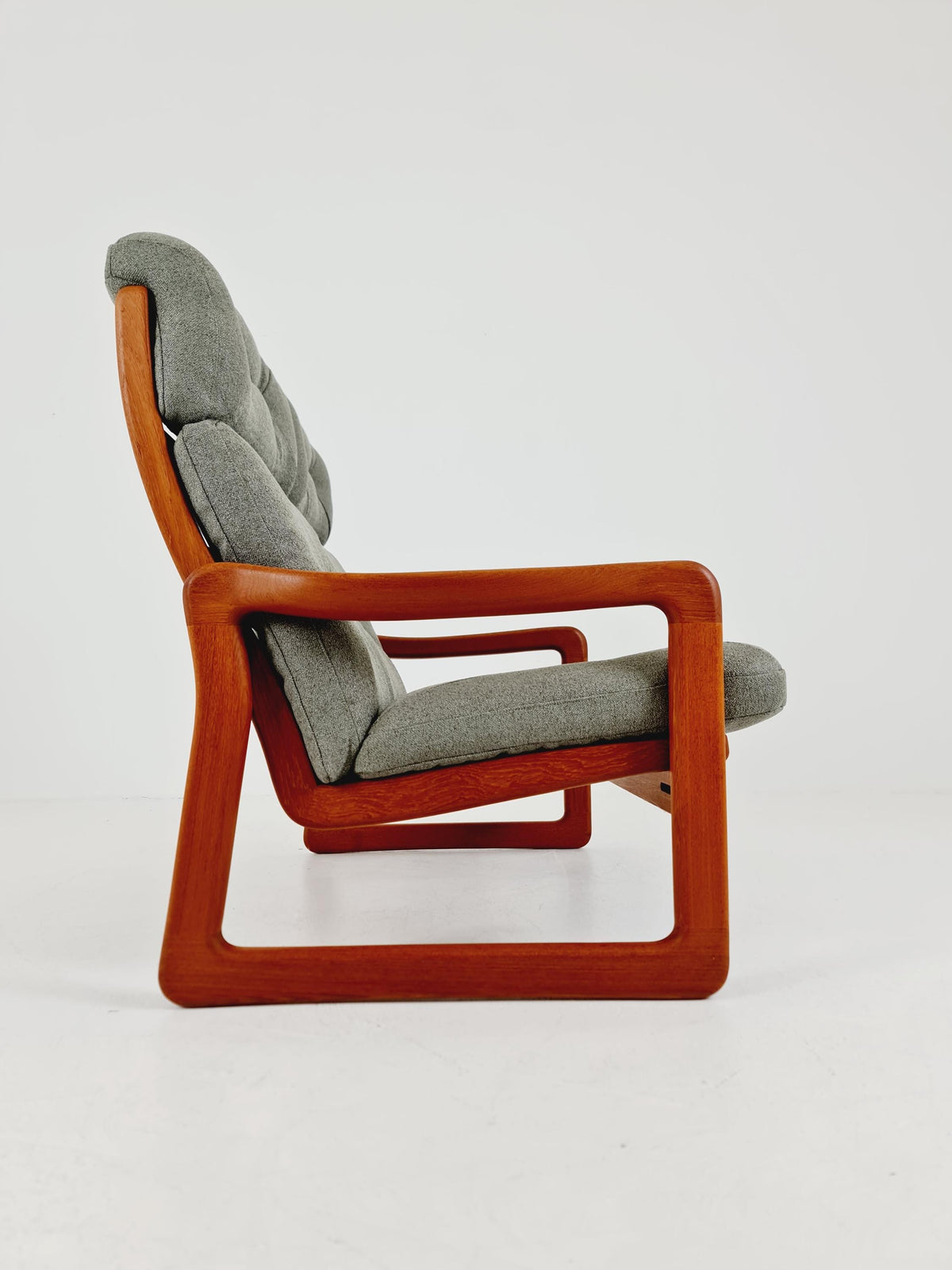 Mid century teak 2-Seater Sofa by EMC Möbelfabrik , 1970s