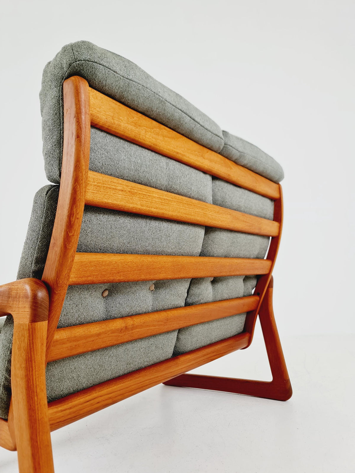Mid century teak 2-Seater Sofa by EMC Möbelfabrik , 1970s