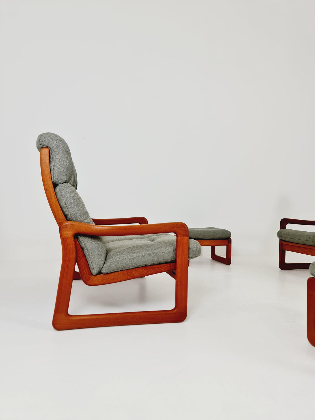Mid century teak 2-Seater Sofa by EMC Möbelfabrik , 1970s