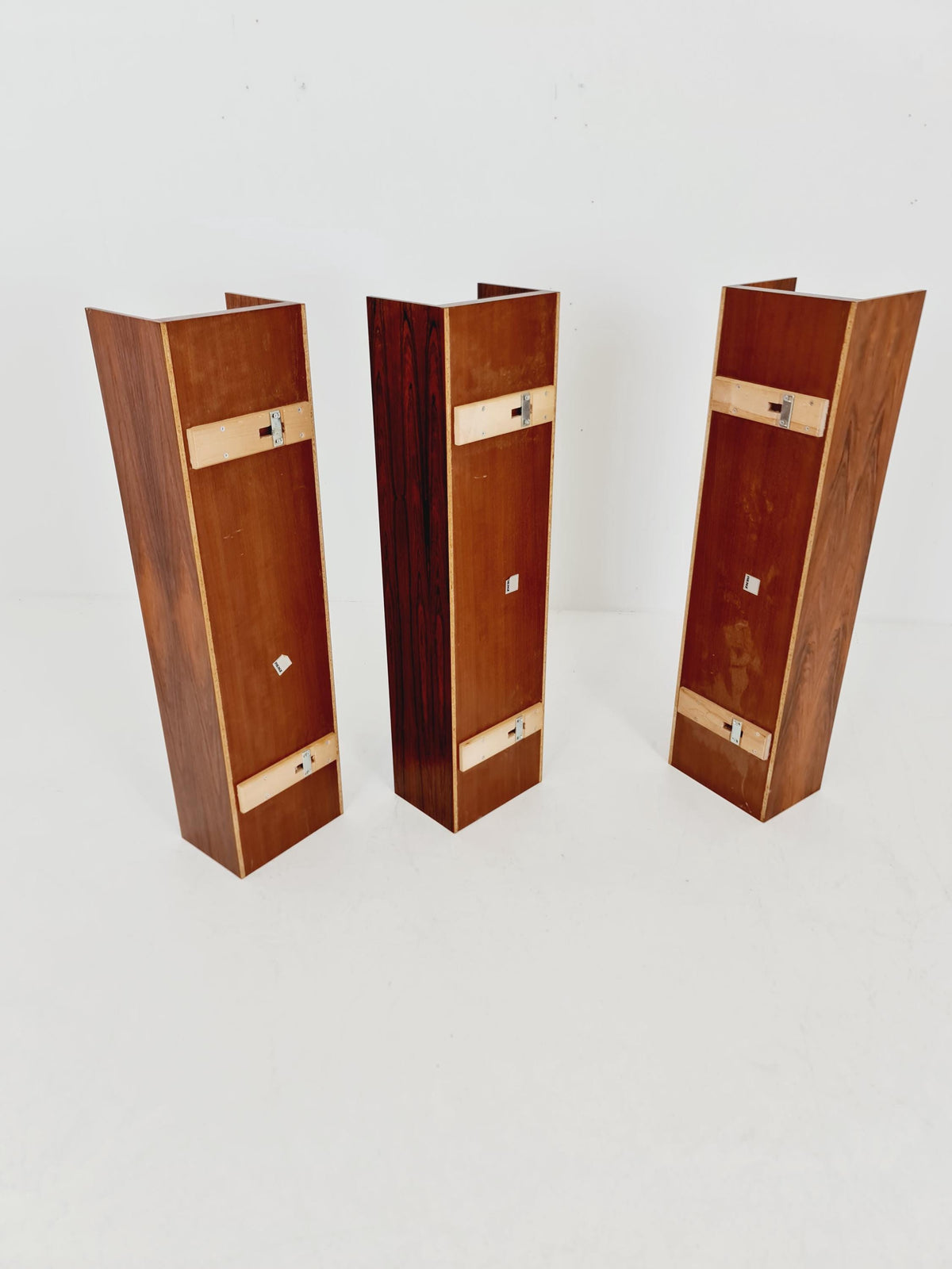 1 of 3 German Rosewood Wilheilm Renz for Walter Renz hanging shelf, 1960s