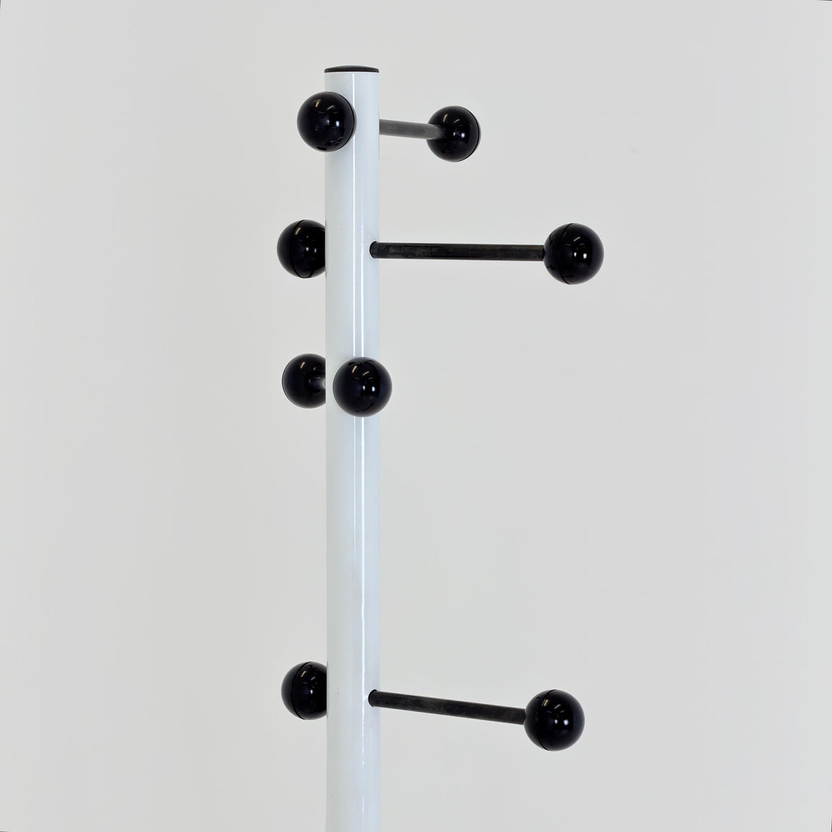 Mid century Coat Rack – Black & White Space Age Design, 1970s by Artifort Netherlands