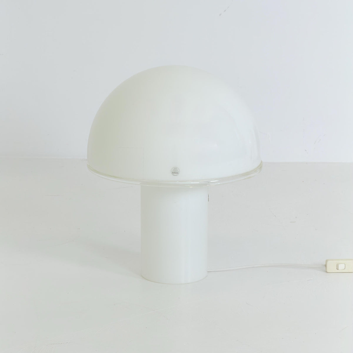 Mid century Artemide Onfale Grande XL Mushroom Table Lamp by Luciano Vistosi, 1990s Italy
