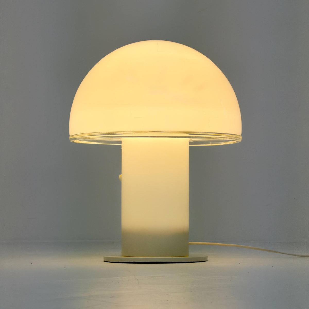 Mid century Artemide Onfale Grande XL Mushroom Table Lamp by Luciano Vistosi, 1990s Italy