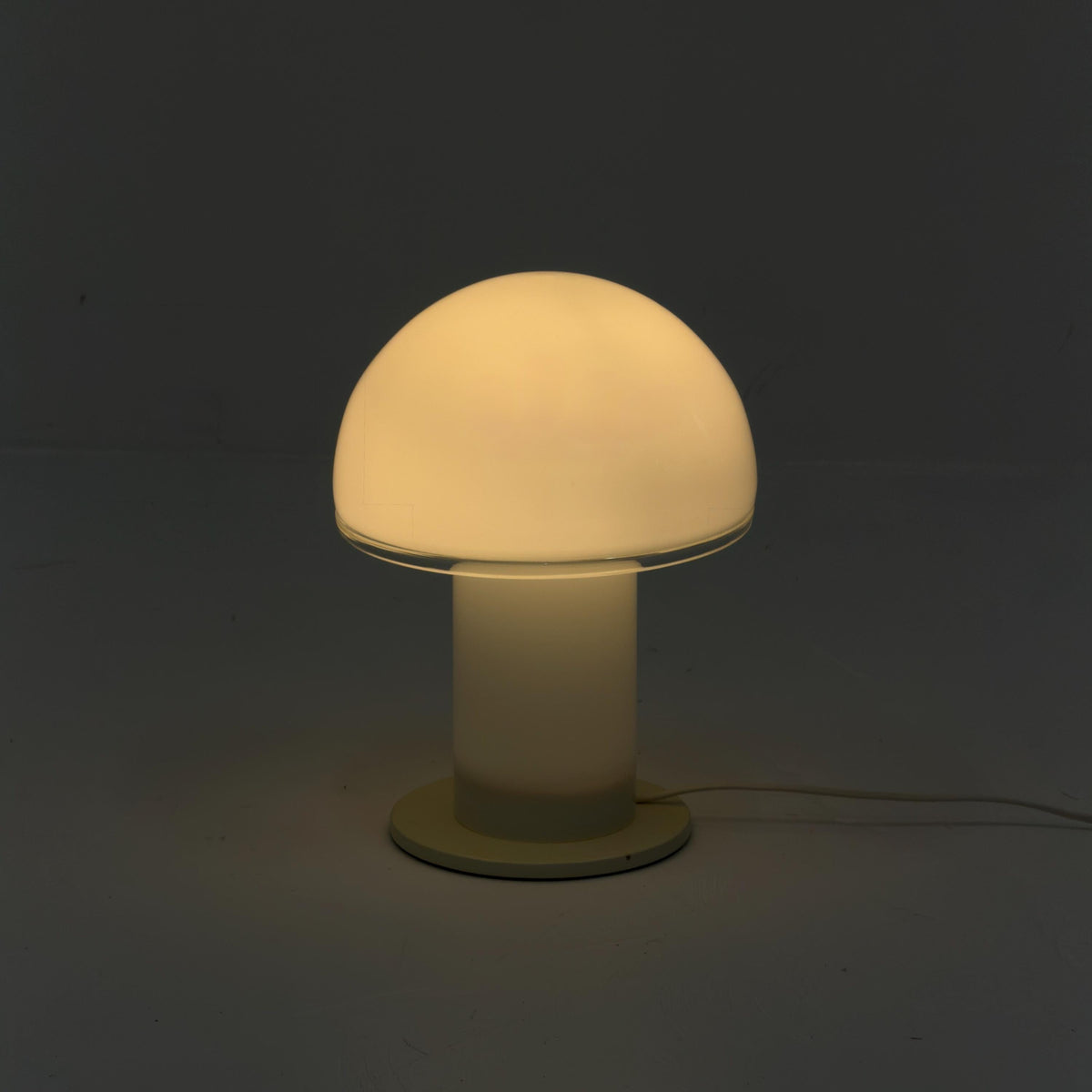 Mid century Artemide Onfale Piccolo Mushroom Table Lamp by Luciano Vistosi, 1990s Italy