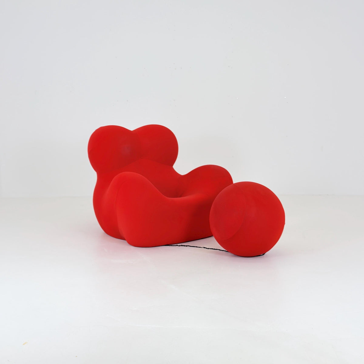 Mid century Up5 La Mamma lounge chair & Up6 Ottoman by Gaetano Pesce for B B Italia, 1980s, Italy