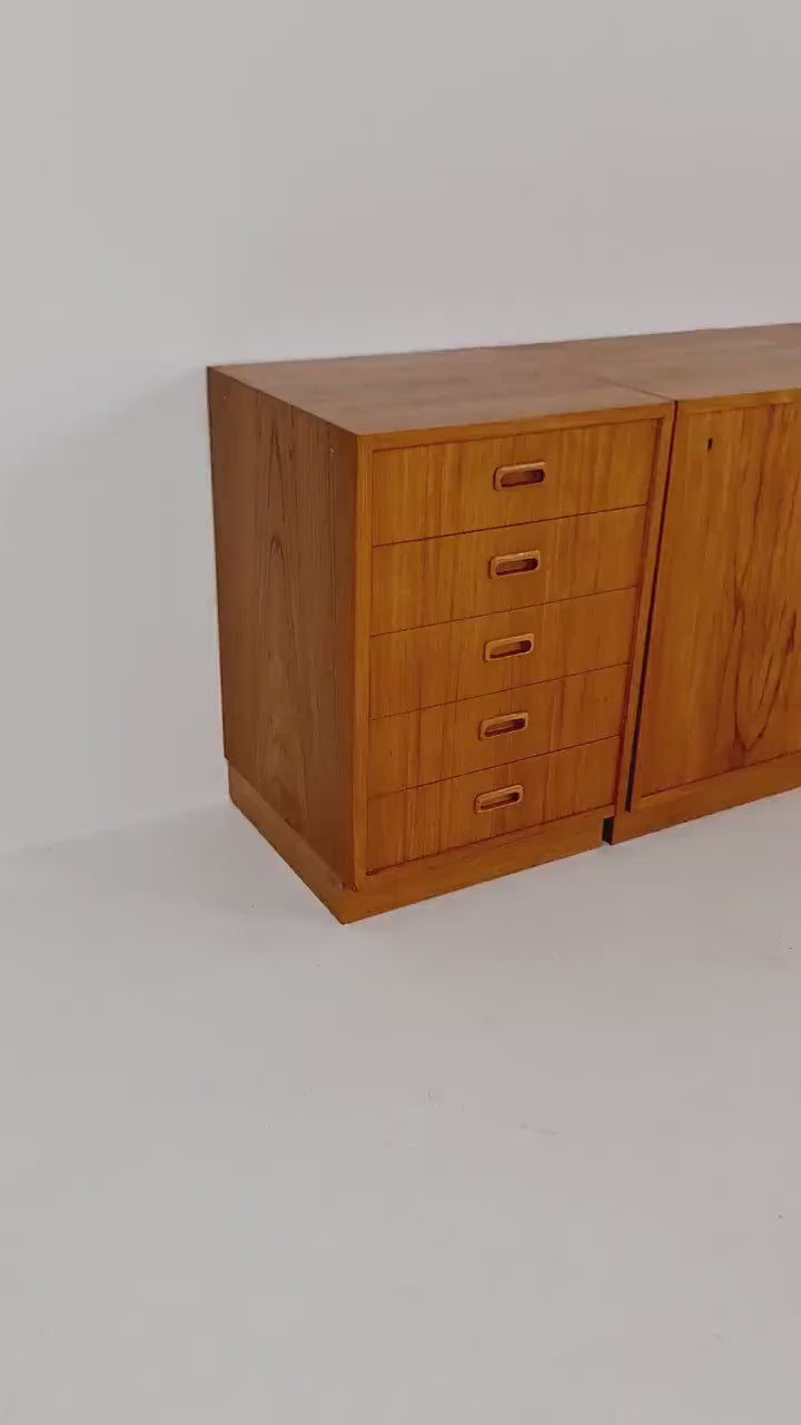 Mid century Modern Swedish teak modular sideboard, 1960s