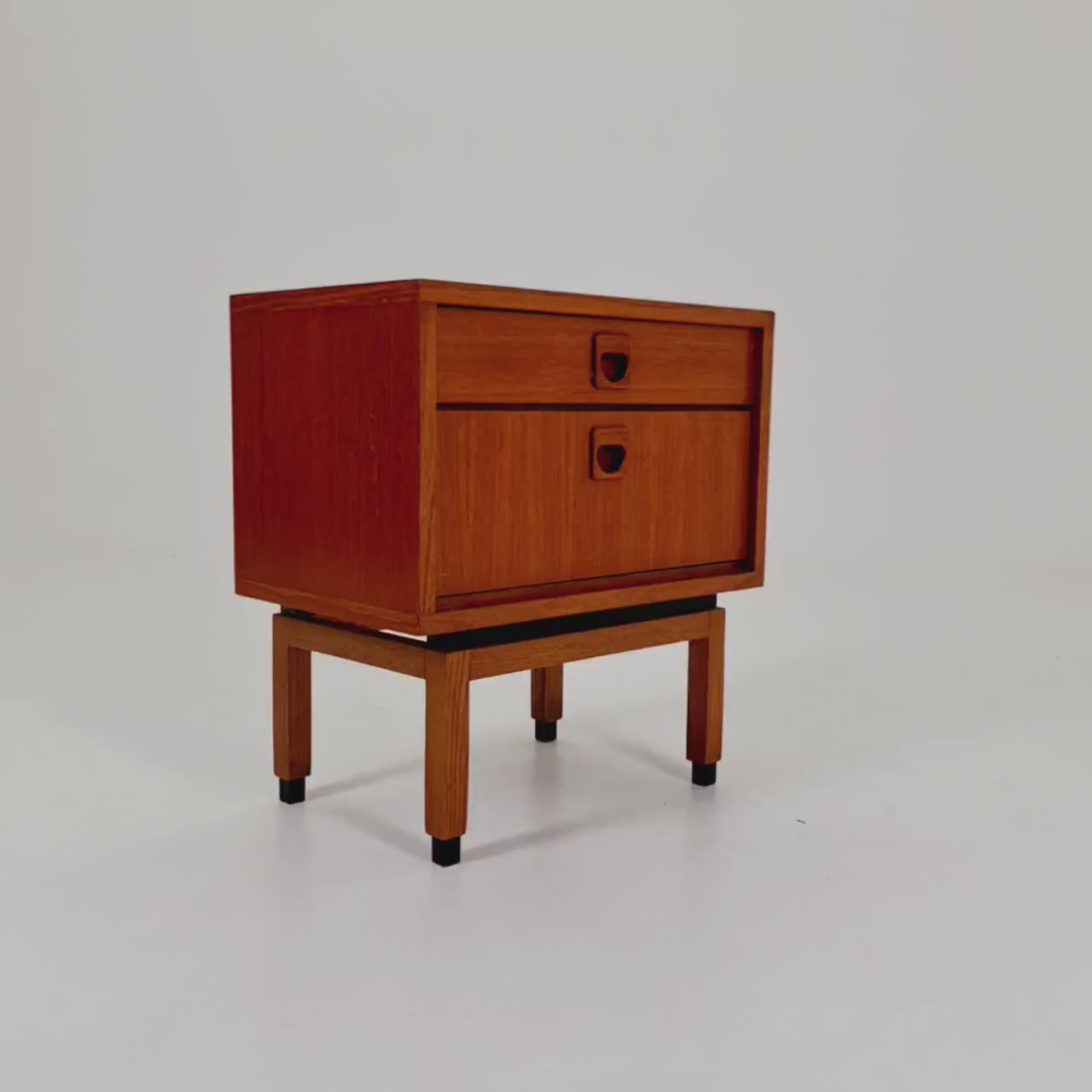 Midcentury Danish teak Side table/ Bedside table, 1960s