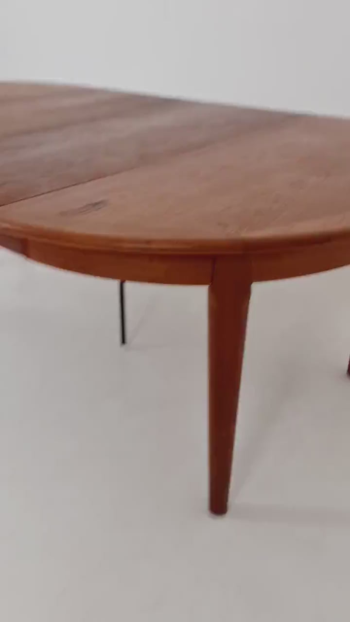 Danish Modern Falster Teak Expandable Dining Table, 1960s