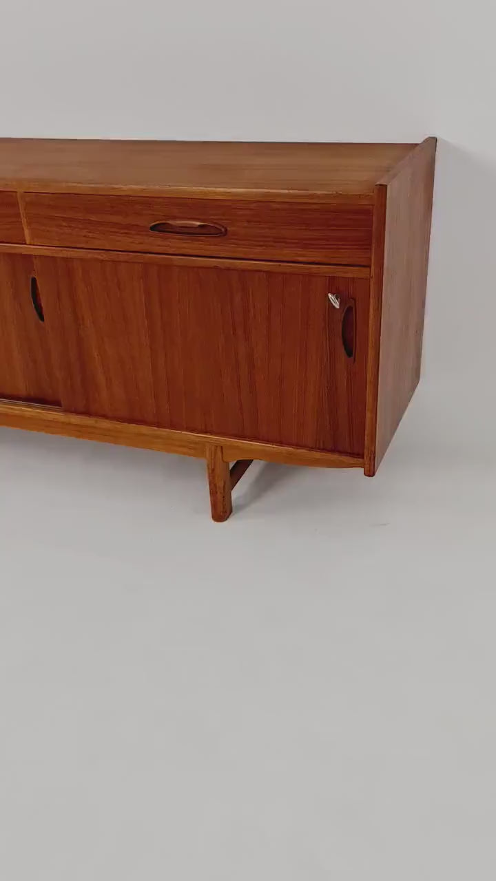 Rare Danish Teak Sideboard by Sven Andersen Møbelfabrik, 1960s