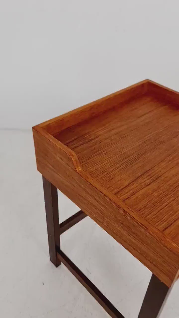 Midcentury Danish teak Side table/ Bedside table, 1960s