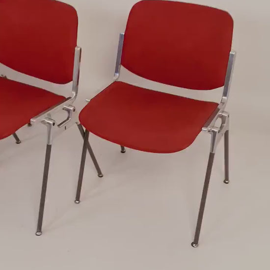 1 of 2 space age Italian chair by Giancarlo piretti for Castelli ,1970s