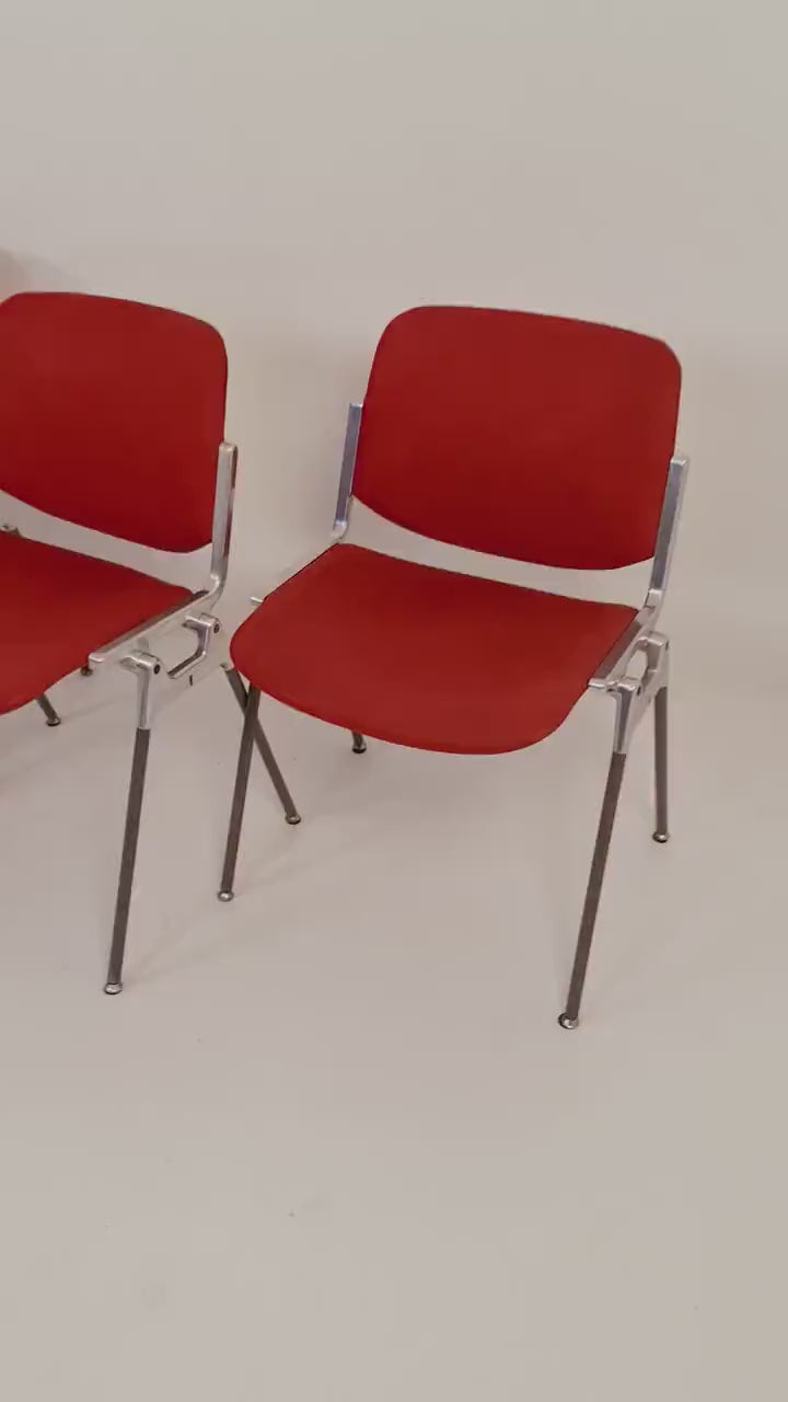 1 of 2 space age Italian chair by Giancarlo piretti for Castelli ,1970s