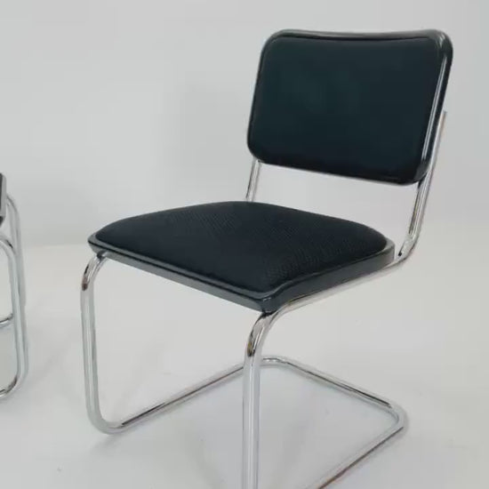 Set of 2 Mid-Century S32 Cantilever Chairs by Marcel Breuer & Mart Stam for Thonet, Germany 1980s
