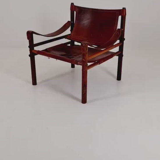 Rare Mid-century vintage Danish Lounge chair, (sirocco) By Arne Norell  1960s