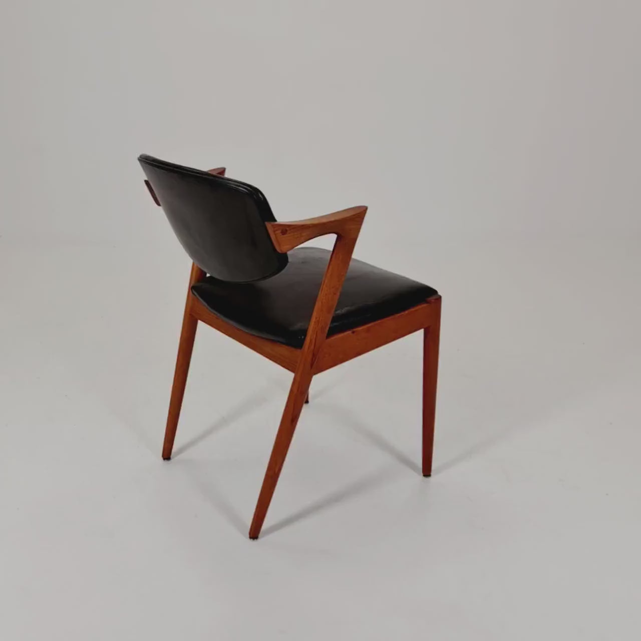 Mid Century Danish dining chair by Kai Kristiansen for Schou Andersen Model 42 - 1960s,