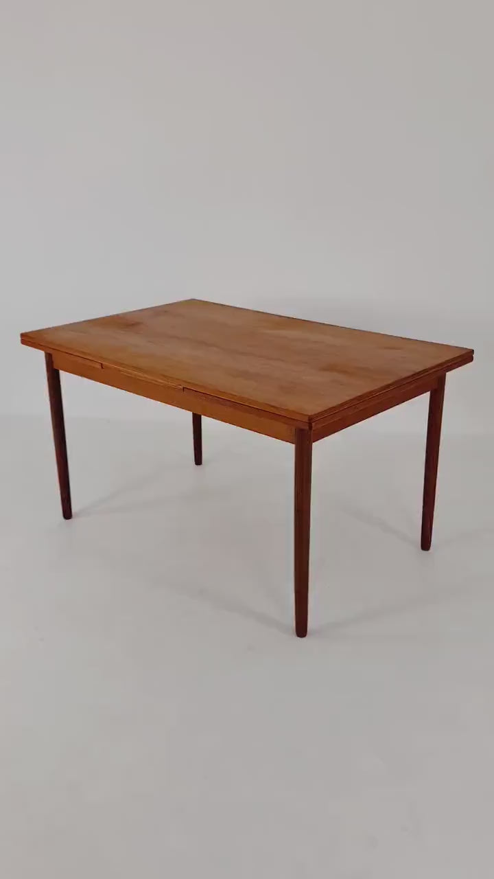 Mid century Danish Teak dining table by A.M , 1960s