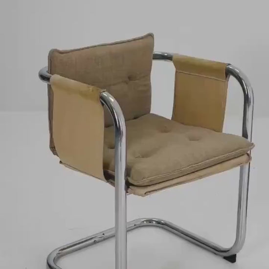 Set of 2 Mid Century Modern Kadett armchairs, designed by Tomas Jelinek for IKEA in the late 1970s