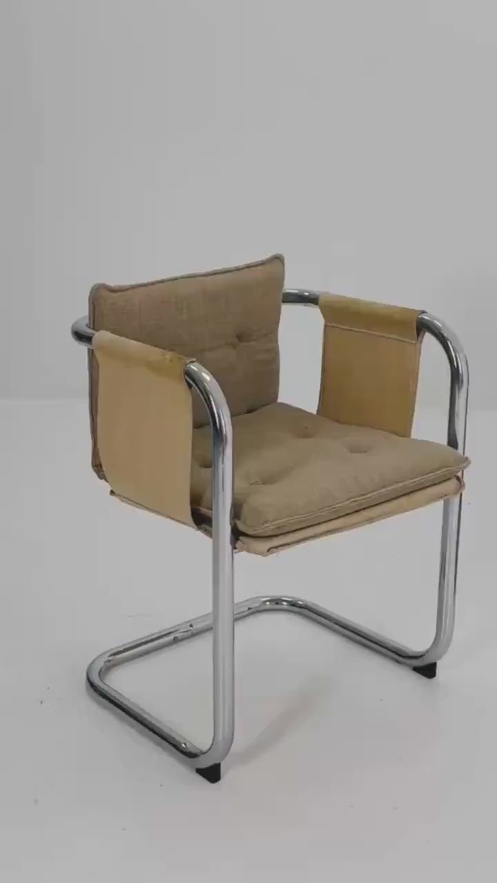 Set of 2 Mid Century Modern Kadett armchairs, designed by Tomas Jelinek for IKEA in the late 1970s