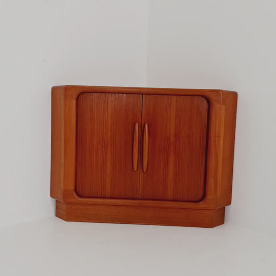 Mid Century Modern danish corner cabinet teak By Dyrlund , 1960s