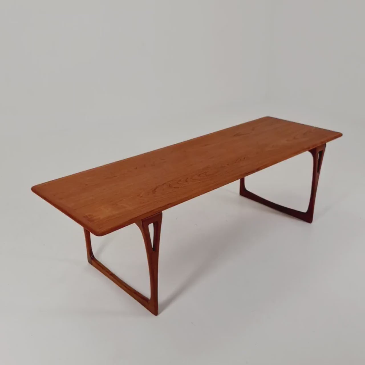 Rare vintage Danish Teak coffee table from the 60s,