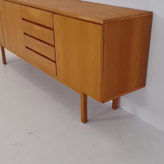 Mid Century Modern German Teak Sideboard by GE-EL Möbel, 1960s