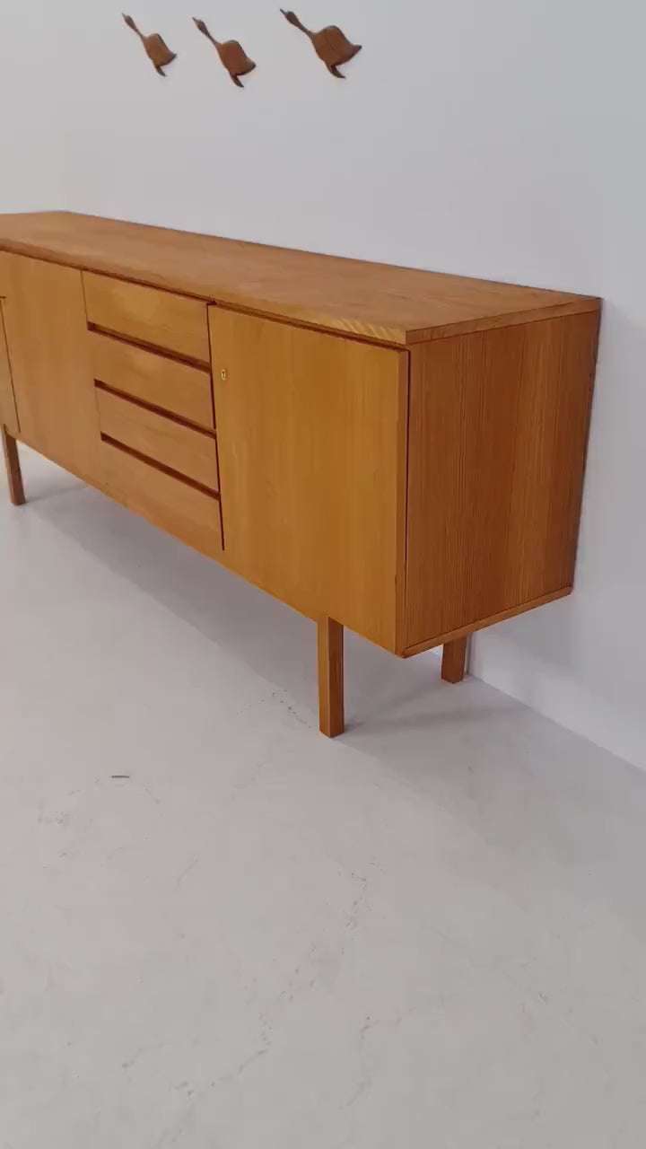 Mid Century Modern German Teak Sideboard by GE-EL Möbel, 1960s