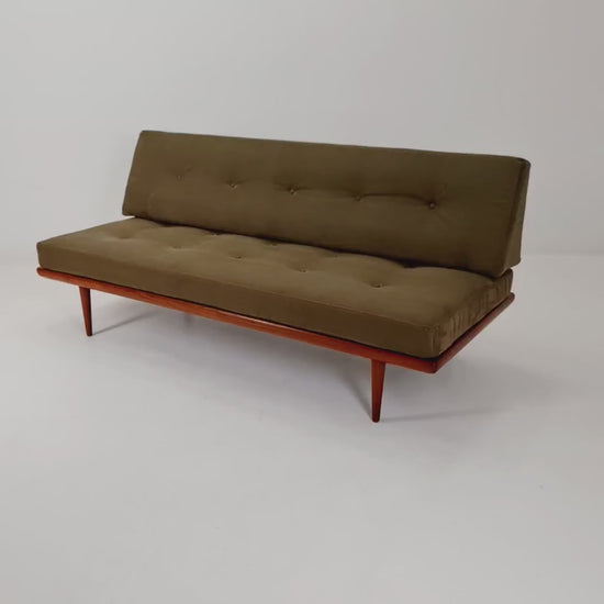 Midcentury Danish Daybed Teak wood by Peter Hvidt ,Orla Molgaard for France &Son   Denmark ,1950s