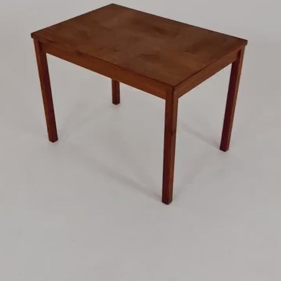 Midcentury Danish small teak side table, 1960s