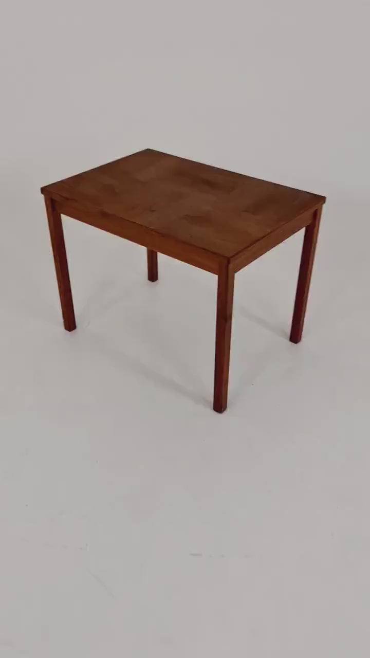 Midcentury Danish small teak side table, 1960s
