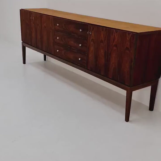 Rare Mid Century Modern German rosewood Sideboard  by Palette Mööbel , 1950s