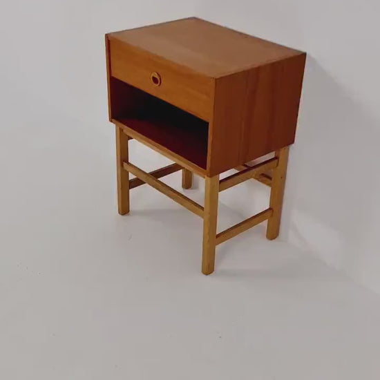Midcentury Danish teak Side table/ Bedside table, 1960s