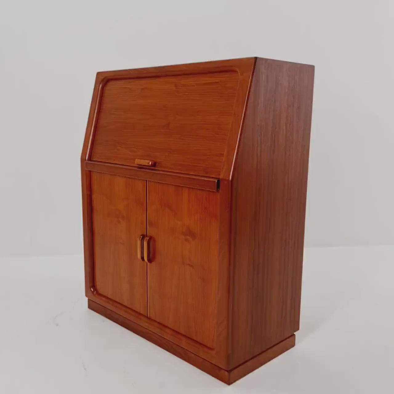 Midcentury Danish Teak vintage Secretary  by E.Glasdam Jemsem for Vantinge Möbel industri  1970s
