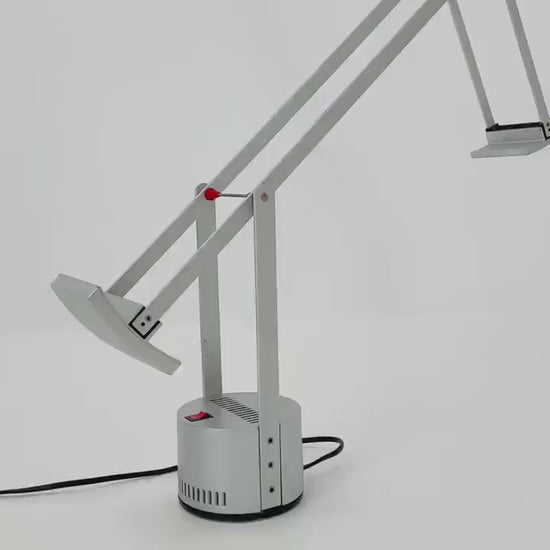 Mid century Silver Italian Tizio Table Lamp by Richard Sapper for Artemide – 1970s Italy