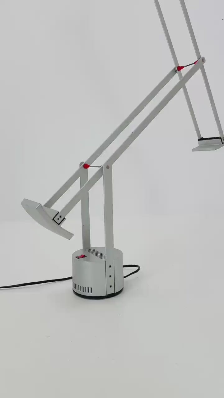 Mid century Silver Italian Tizio Table Lamp by Richard Sapper for Artemide – 1970s Italy