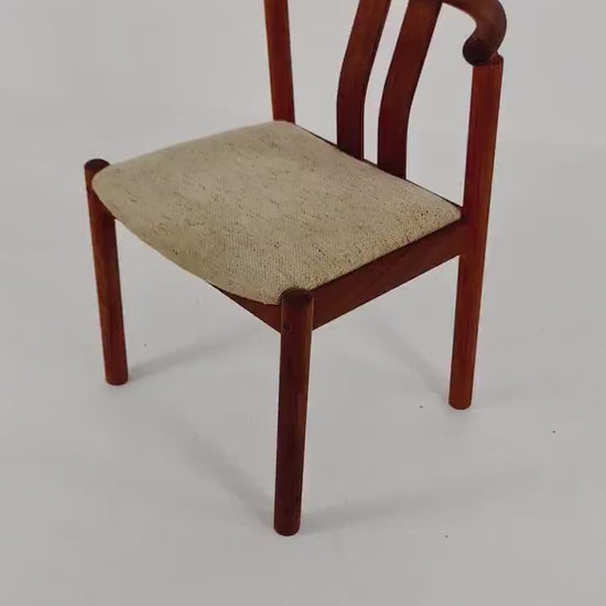 Mid Century Danish Teak  chair by Hans J.Frydendal for Boltinge stolefabrik , 1960s