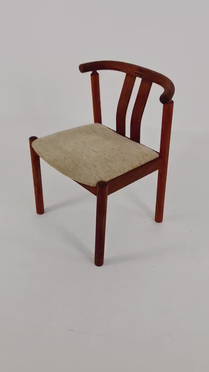Mid Century Danish Teak  chair by Hans J.Frydendal for Boltinge stolefabrik , 1960s